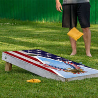 USA American Eagle Flag - Cornhole Board Wrap - Set of 2