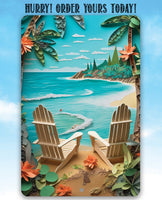 Beach Dreams - Metal Sign