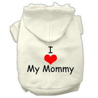 Pet Hoodie "I Love My Mommy"