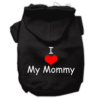 Pet Hoodie "I Love My Mommy"