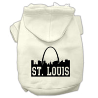Pet Hoodie "St. Louis Skyline"