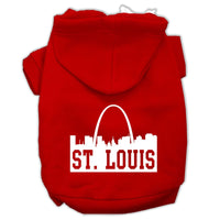 Pet Hoodie "St. Louis Skyline"