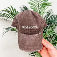 Send (Choose Your Beverage) - Adult Baseball Cap