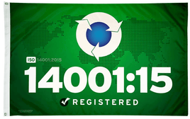 ISO 14001:15 Flag