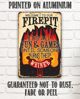 It's All Fun and Games - Metal Sign