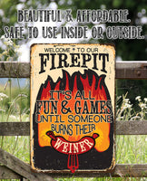 It's All Fun and Games - Metal Sign