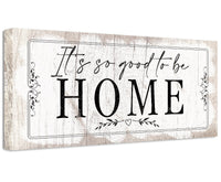 It's So Good To Be Home 2 - Canvas