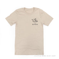 IVF MAMA - Bouquet - Pocket Size ﻿- Unisex Tee