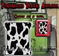 Cow print Taillight cover decal 37