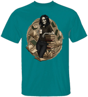 Skeleton Book Girl T-Shirt
