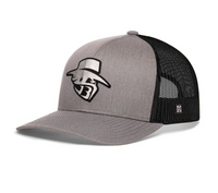JBR Silver Logo  |  Metallic Leather Snapback