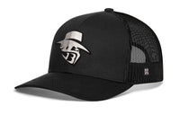 JBR Silver Logo  |  Metallic Leather Snapback