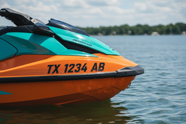 Jet Ski Registration Numbers