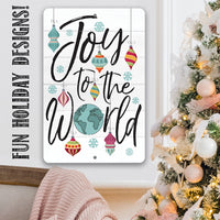 Joy To The World - Metal Sign