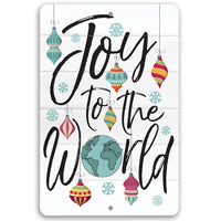 Joy To The World - Metal Sign