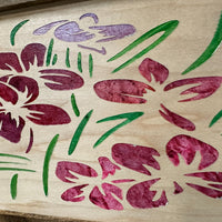 Just Flowers Hidden Gun Storage Wall Decor - Handcrafted Gun Concealment Furniture - Quick Access Handgun Safe with Magnetic Lock - Secure Hidden Wall Safe - USA Made
