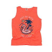 Just Go With The Float - Comfort Colors TANK