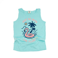 Just Go With The Float - Comfort Colors TANK
