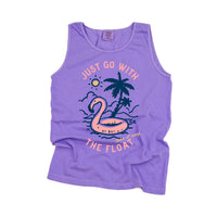Just Go With The Float - Comfort Colors TANK