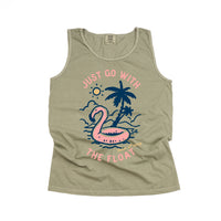Just Go With The Float - Comfort Colors TANK