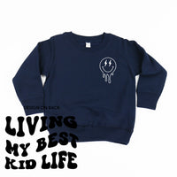 Living My Best Kid Life (w/ Melty Lightning Eyes) - Child Sweater