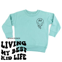 Living My Best Kid Life (w/ Melty Lightning Eyes) - Child Sweater