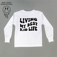 Living My Best Kid Life (w/ Melty Lightning Eyes) - Child Long Sleeve Tee
