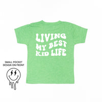 Living My Best Kid Life (w/ Melty Lightning Eyes) - Child Tee