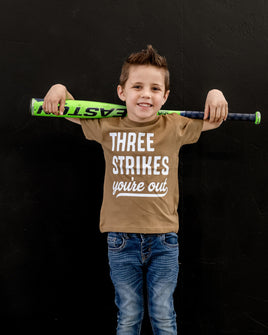 Three Strikes You're Out (bd) - Child Tee