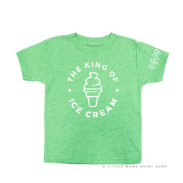The King of Ice Cream - (Full Size) - Ice Cream Sleeve Detail - Child Tee