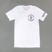 The King of Ice Cream - (Pocket Size) - Ice Cream Sleeve Detail - Unisex Tee