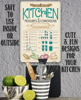 Kitchen Conversions - Metal Sign