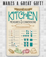 Kitchen Conversions - Metal Sign