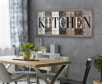 Kitchen in Multi Pattern - Canvas
