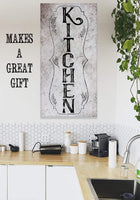 Kitchen - Vertical - Canvas