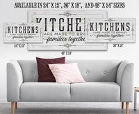 Kitchens Are Made - Canvas