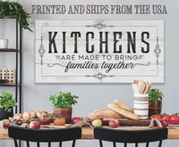 Kitchens Are Made - Canvas