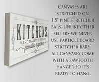 Kitchens Are Made - Canvas