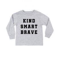 Kind Smart Brave - Varsity - Child Long Sleeve Tee