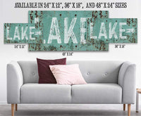 Lake Directional - Canvas
