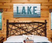 Lake Sign - Canvas