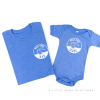 Reel Cool Dad (pocket) / Dude - Set of 2 Tees
