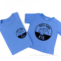 Reel Cool Dad (pocket) / Kid - Set of 2 Tees