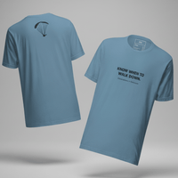 Know When to Walk Down Paragliding T-Shirt | Pilot Wisdom Tee