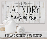 Laundry Loads Of Fun - Canvas
