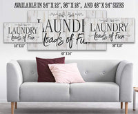 Laundry Loads Of Fun - Canvas
