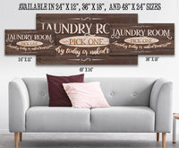 Laundry Pick One - Canvas