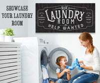 Laundry Room Help Wanted - Canvas