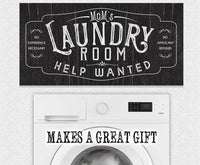 Laundry Room Help Wanted - Canvas