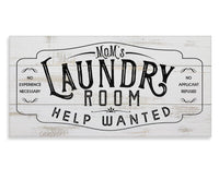 Laundry Room Help Wanted 2 - Canvas